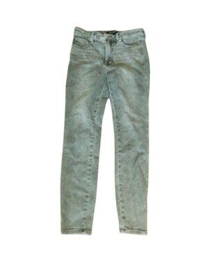 Judy Blue Size 7/28 Gray Skinny Fit STRETCH Distressed Denim Jeans